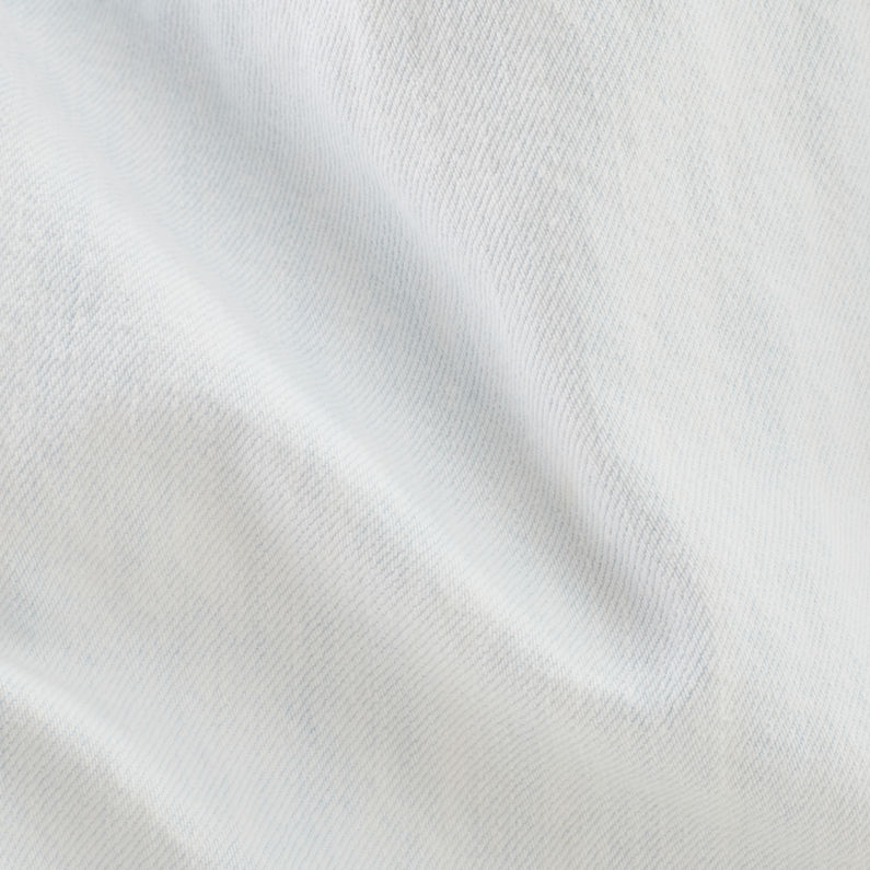 G-Star RAW® Arc Button High Waist Culotte Blanc fabric shot