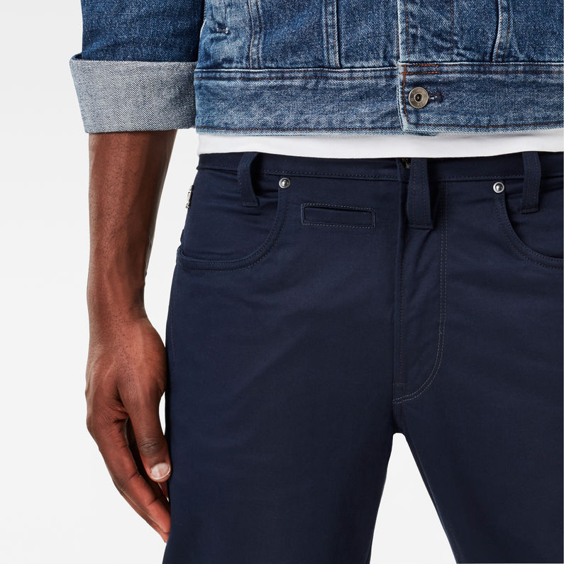 G-Star RAW® D-Staq 3D Tapered Pants Dark blue detail shot