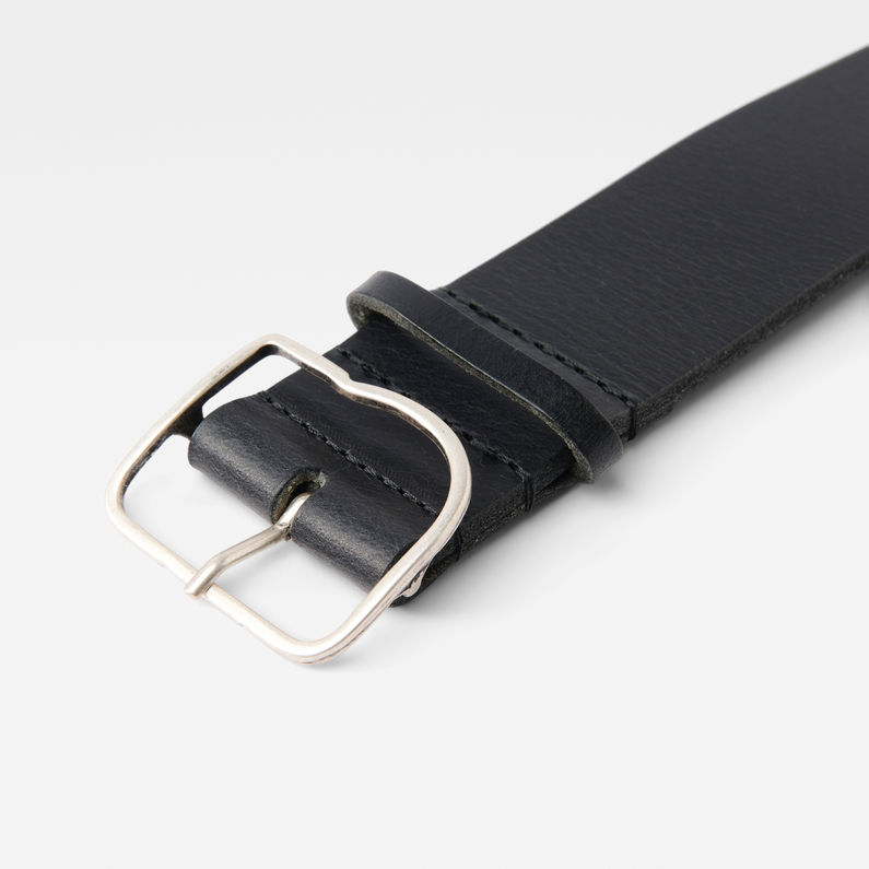 G-Star RAW® Skyper Belt Black detail shot buckle