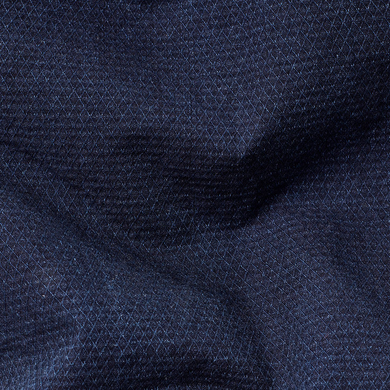 G-Star RAW® Vodan Worker Overshirt Bleu foncé fabric shot