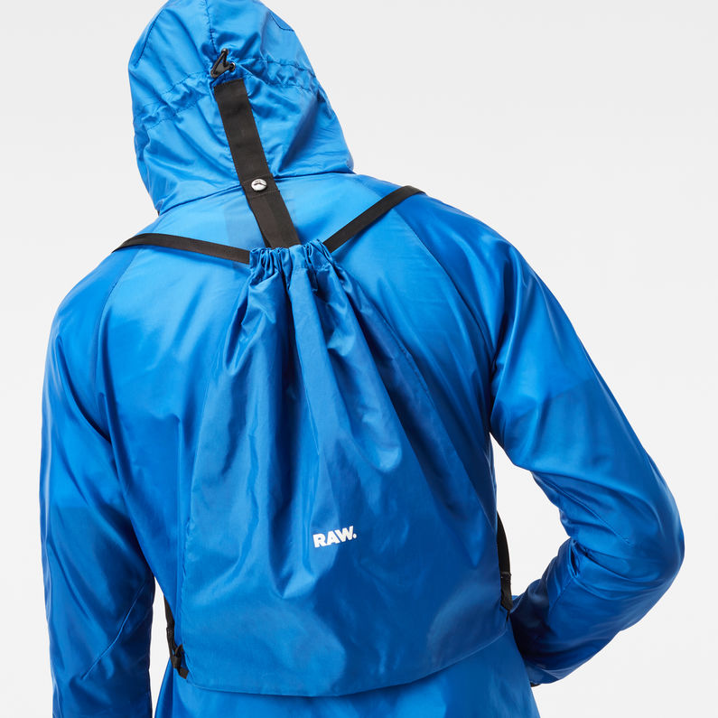 G-Star RAW® Strett Hooded Gymbag Jacket Bleu moyen