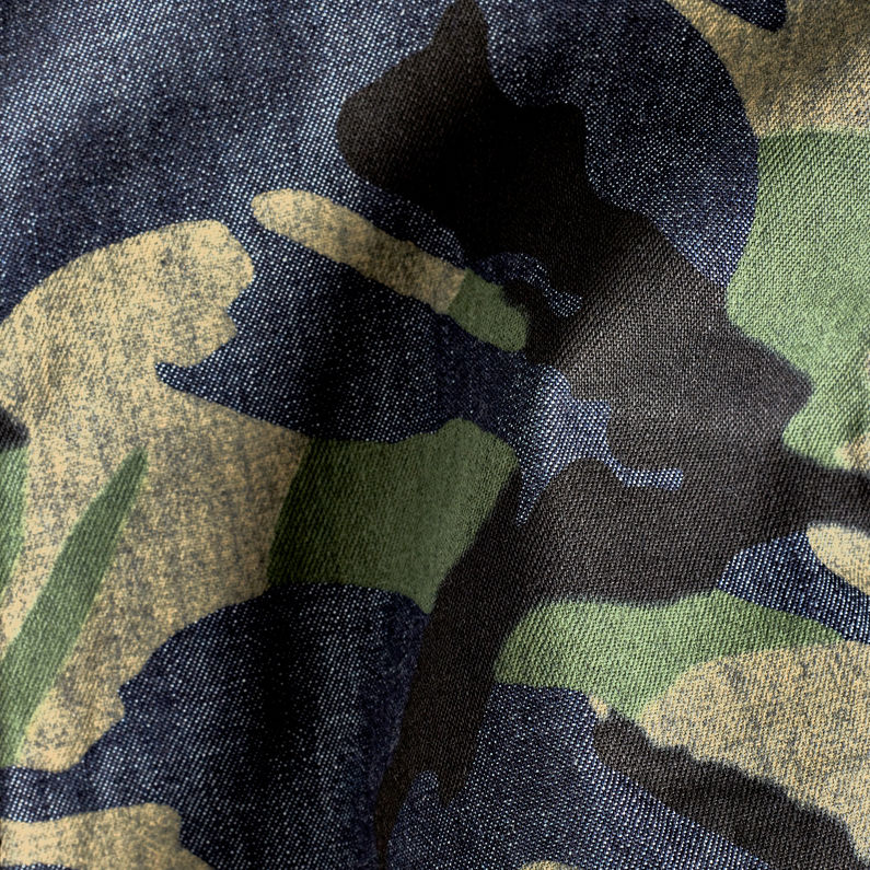 G-STAR® Vodan Worker Overshirt Green fabric shot