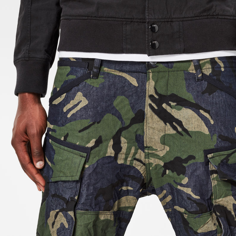 G-Star RAW® Rovic Loose 7/8-Length Cargo Pants Grün detail shot