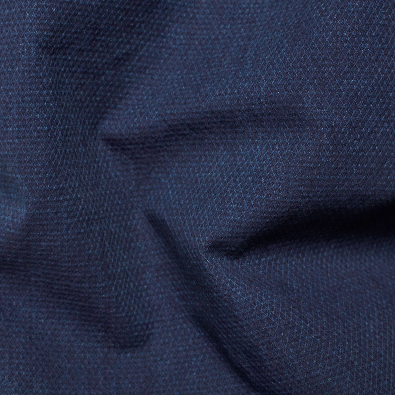 G-Star RAW® Strett Hooded Gymbag Jacket Azul oscuro fabric shot