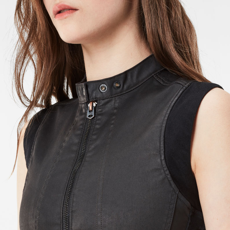 G-STAR® Lynn Slim Zip Shirt Dark blue
