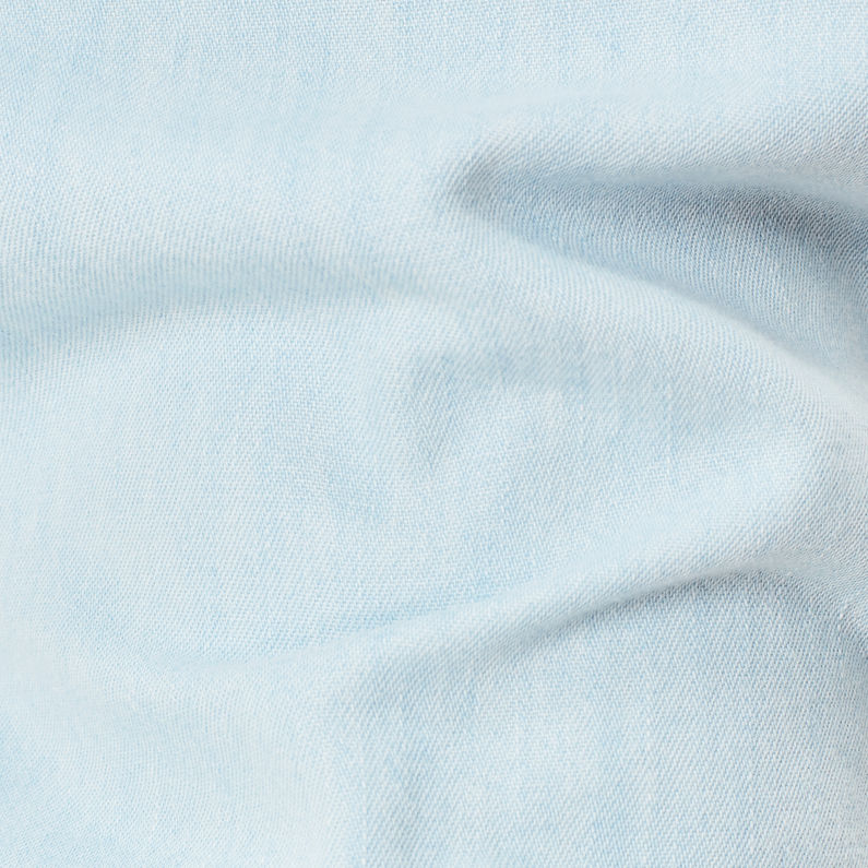 G-Star RAW® Modern Arc 3D Shirt Dress Bleu clair fabric shot