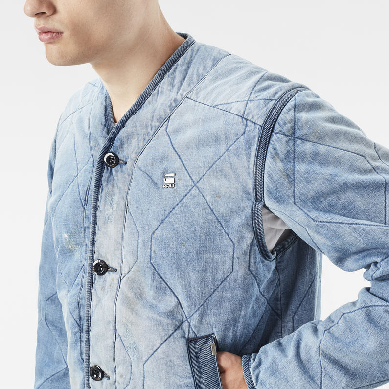 Liner M Cropped Quilted Overshirt | G 