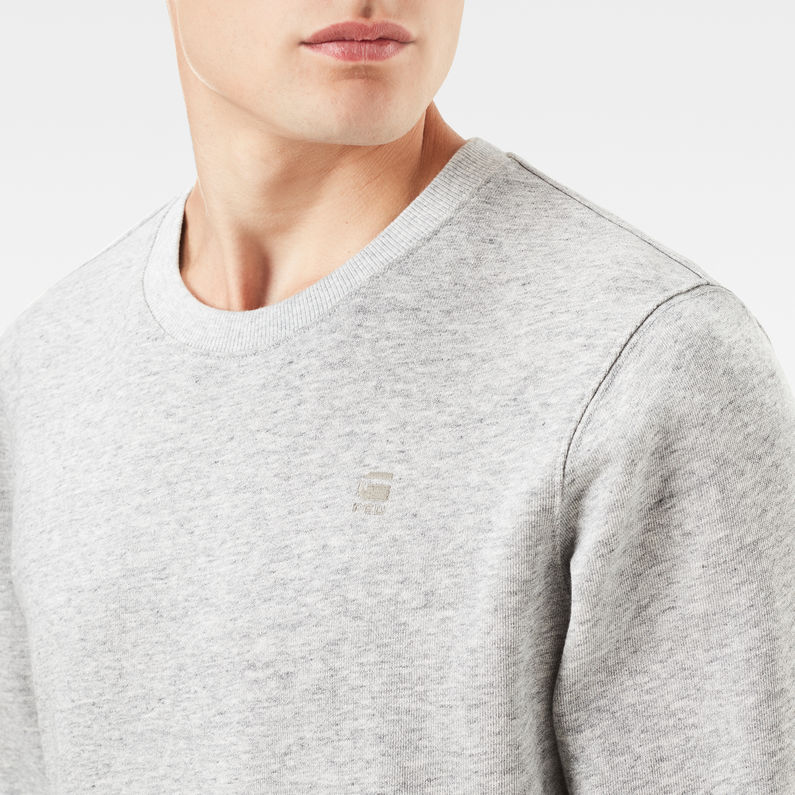 G-Star RAW® Core Sweater Grey detail shot