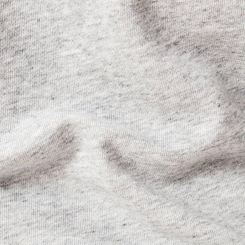 G-Star RAW® Core Art Hooded Sweater Grey fabric shot