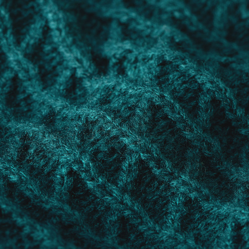 G-STAR® Luza Beanie Grün fabric shot