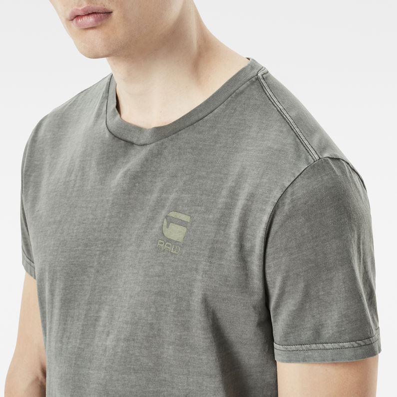 G-Star RAW® Abram T-Shirt Grey detail shot