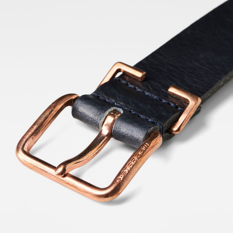 G-Star RAW® Aurum Belt Dark blue detail shot buckle
