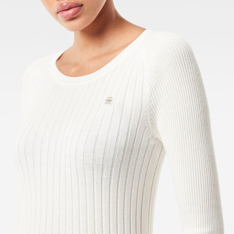 G-STAR® Armis Knit Beige detail shot