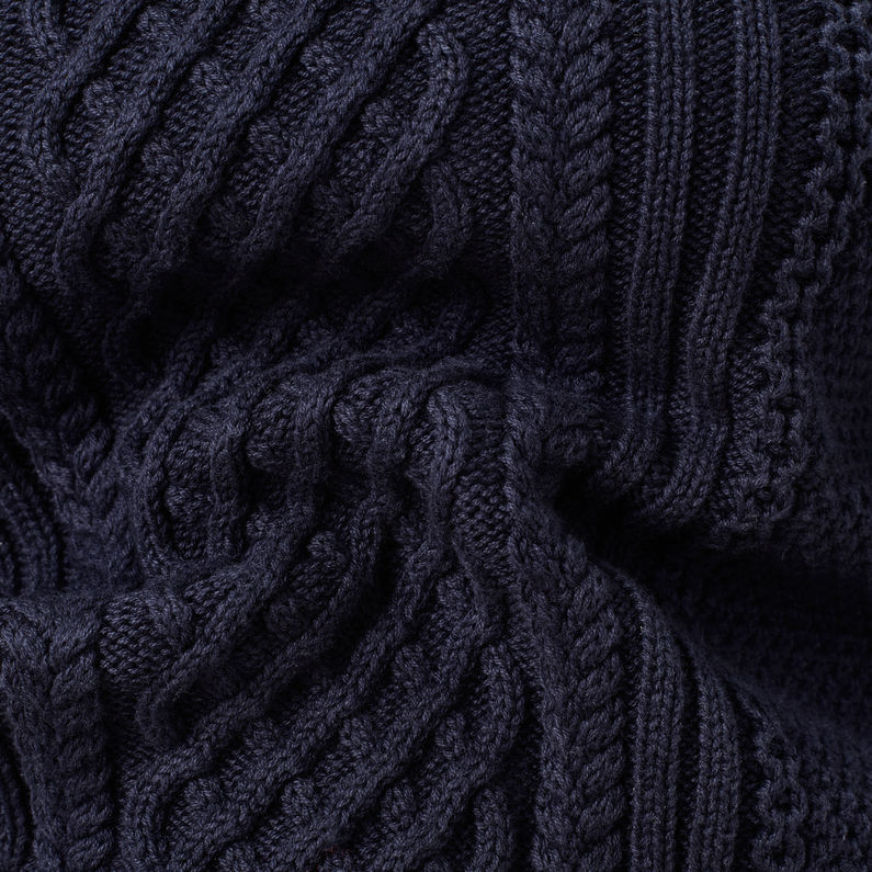 G-Star RAW® Jolta Knit Dark blue fabric shot