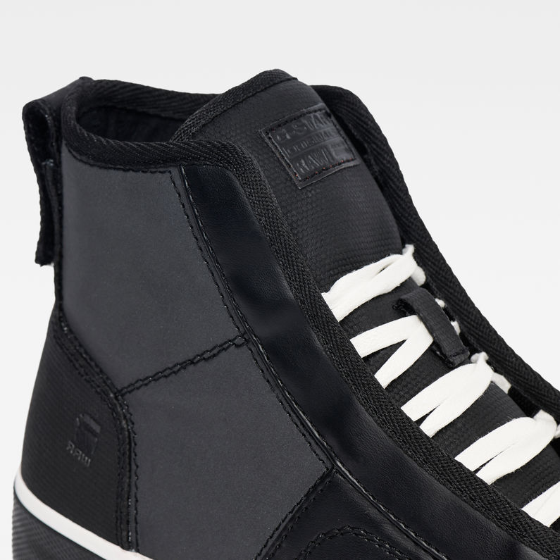 Scuba Reflective Mid Sneakers | Black | Women | G Star RAW® Scuba Reflective Mid Sneakers | Black | Women | G Star RAW®