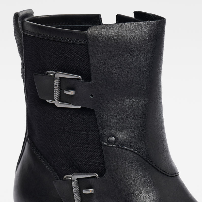 G-STAR® Labor Buckle Boots Negro detail
