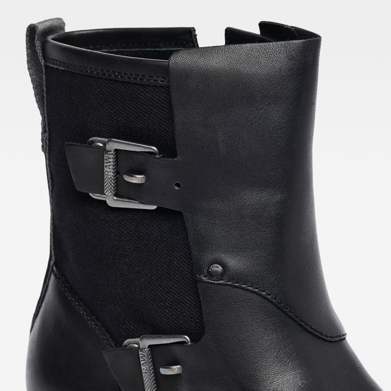 G-Star RAW® Labor Buckle Boots Black detail