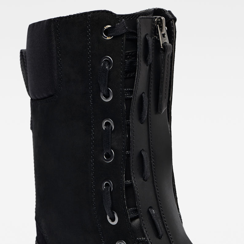 G-Star RAW® Stooke Zip Boots Black detail