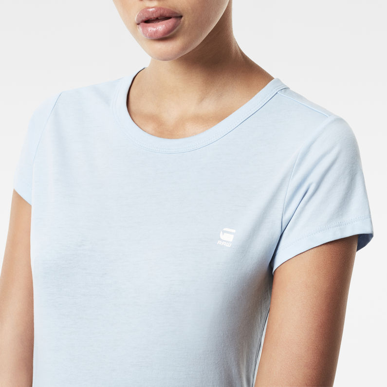 G-Star RAW® Eyben Slim T-Shirt Light blue detail shot