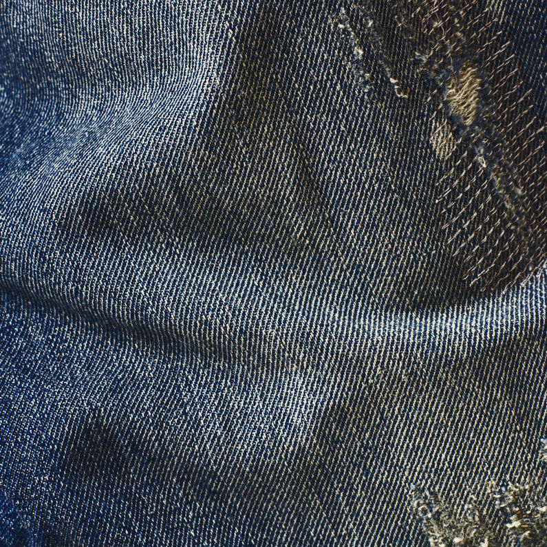 G-Star RAW® Arc Oversized Overalls Medium blue fabric shot