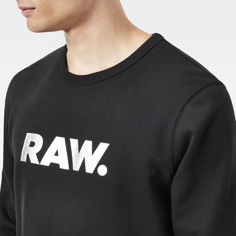 G-Star RAW® Pruxon Sweater Black detail shot