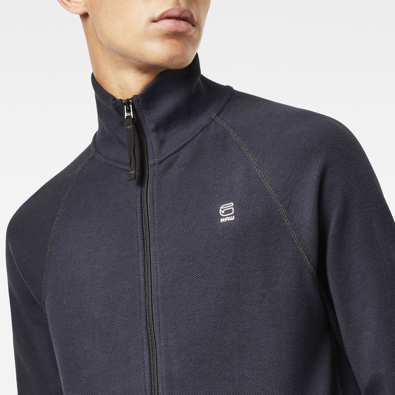 G-Star RAW® Jirgi Zip Cardigan Dark blue detail shot