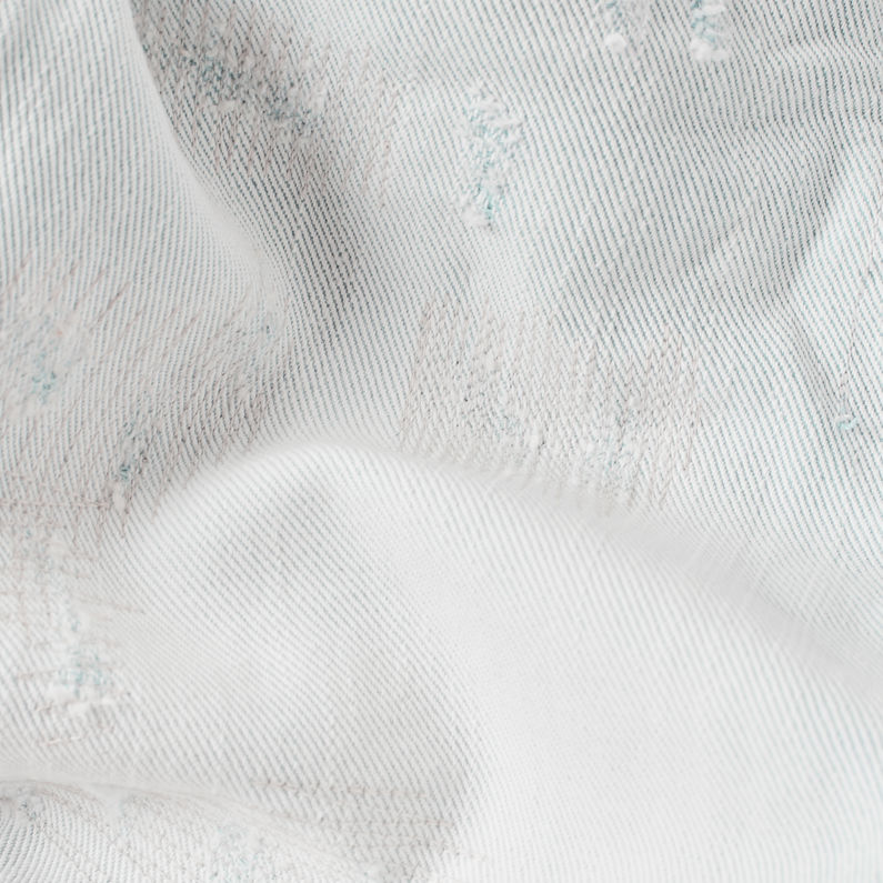 G-Star RAW® Arc Button A-line Skirt Bleu clair fabric shot
