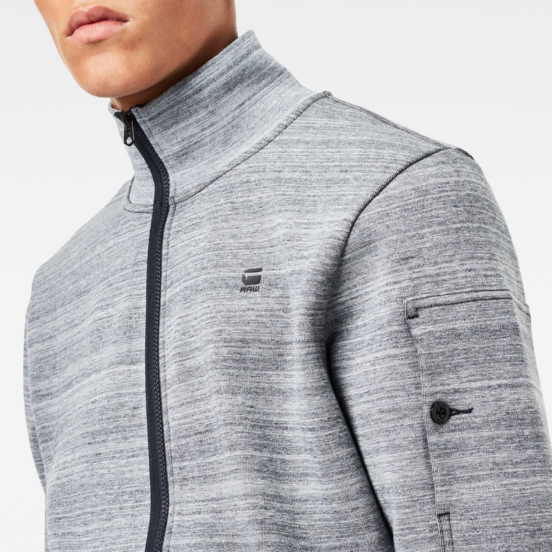 G-Star RAW® Stalt Tracktop Sweater Medium blue detail shot