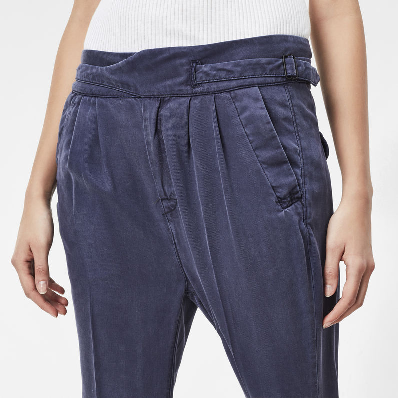 G-Star RAW® Bronson Army Mid Waist Boyfriend Chino Medium blue detail shot