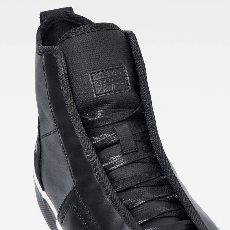 Scuba Reflective Mid Sneakers | Black | Women | G Star RAW® Scuba Reflective Mid Sneakers | Black | Women | G Star RAW®