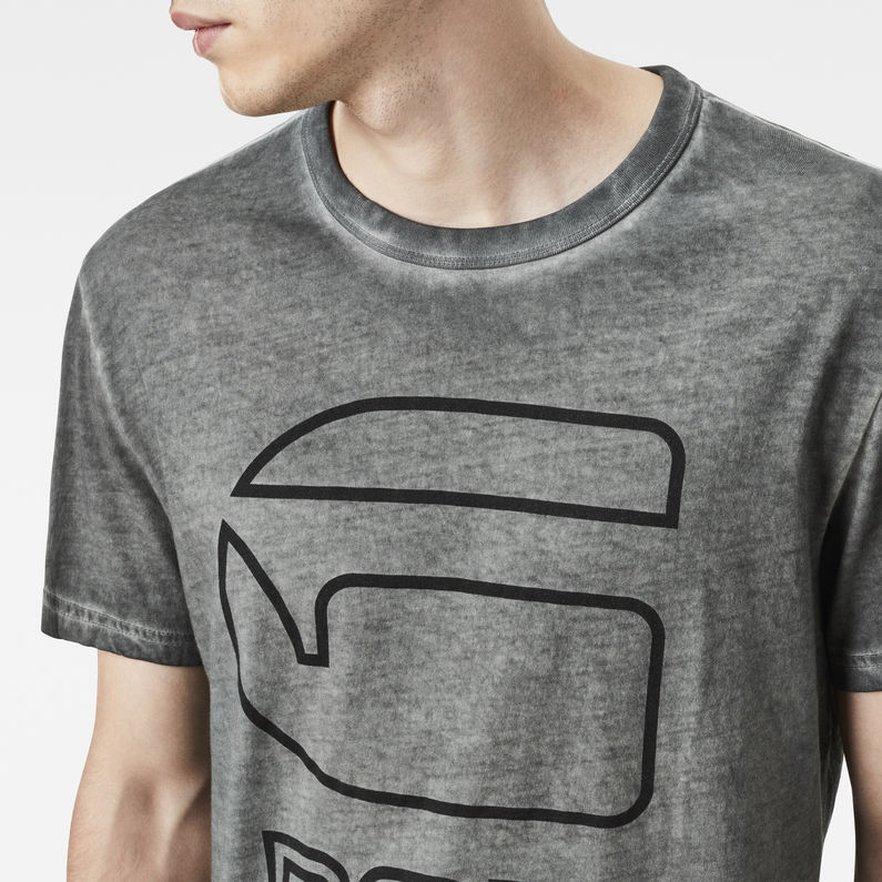 G-Star RAW® Nact T-Shirt Grey detail shot