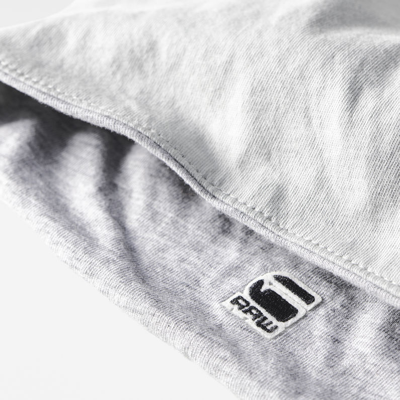 G-Star RAW® Wysel Reversible Beanie Grey detail shot buckle