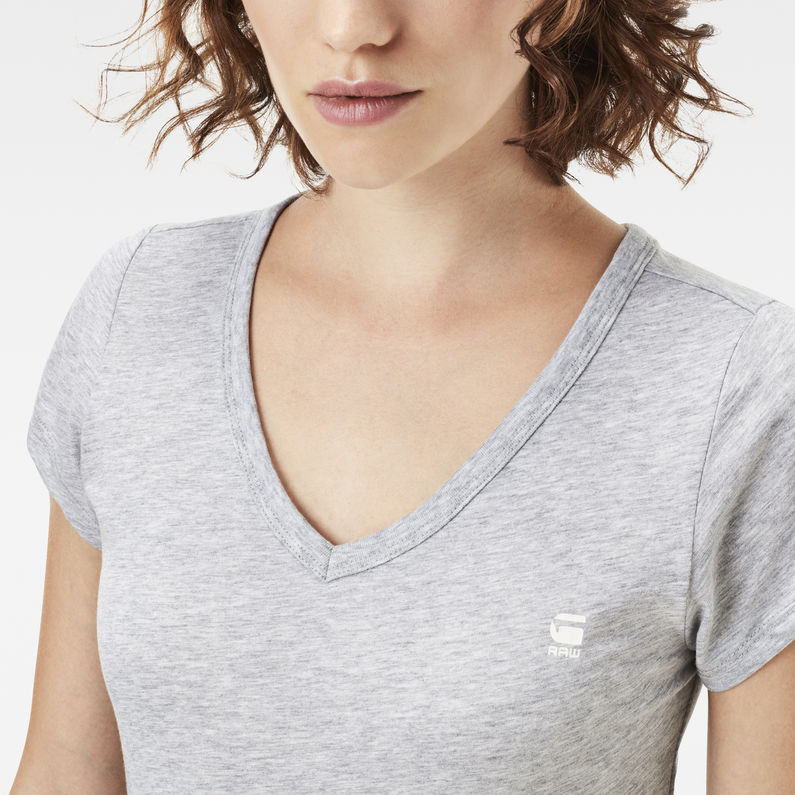 G-Star RAW® Eyben Slim T-Shirt Grey detail shot