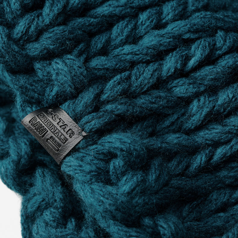 G-Star RAW® Venetio Beanie Green detail shot buckle