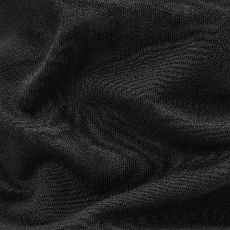 G-Star RAW® Motac Hooded Sweater Black fabric shot