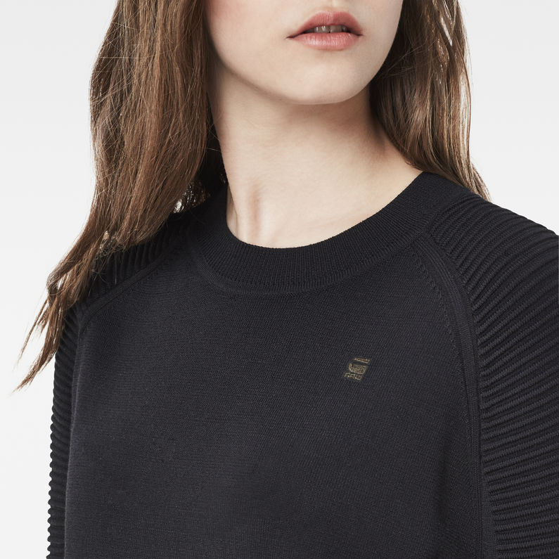 G-Star RAW® Suzaki Knit Black detail shot