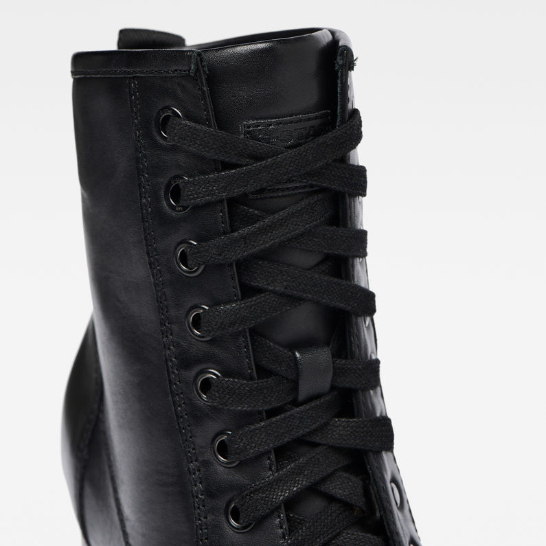 G-Star RAW® Roofer Heel Boots Black detail