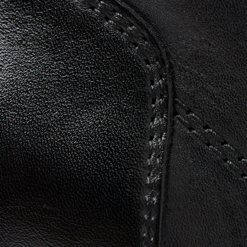 G-Star RAW® Roofer Heel Boots Black fabric shot