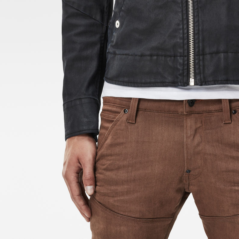 G-Star RAW® 5620 G-Star Elwood 3D Skinny Color Jeans Bruin