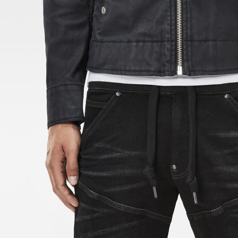 G-Star RAW® 5620 3D Sport Tapered Cuffed Pants Dark blue detail shot