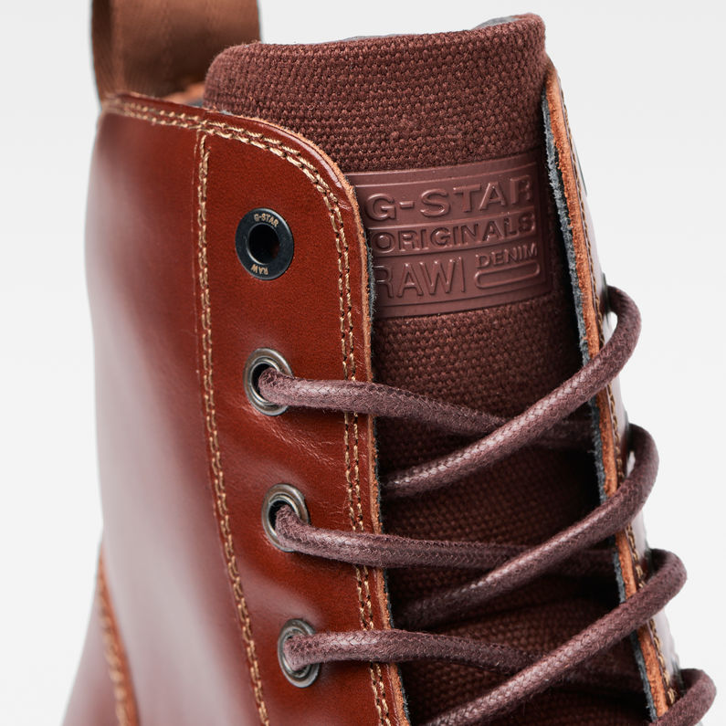 G-Star RAW® Roofer Boots Brown detail