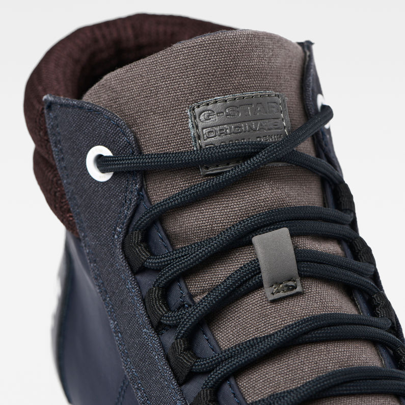 G-Star RAW® Zlov Cargo Mid Sneakers Bleu foncé detail