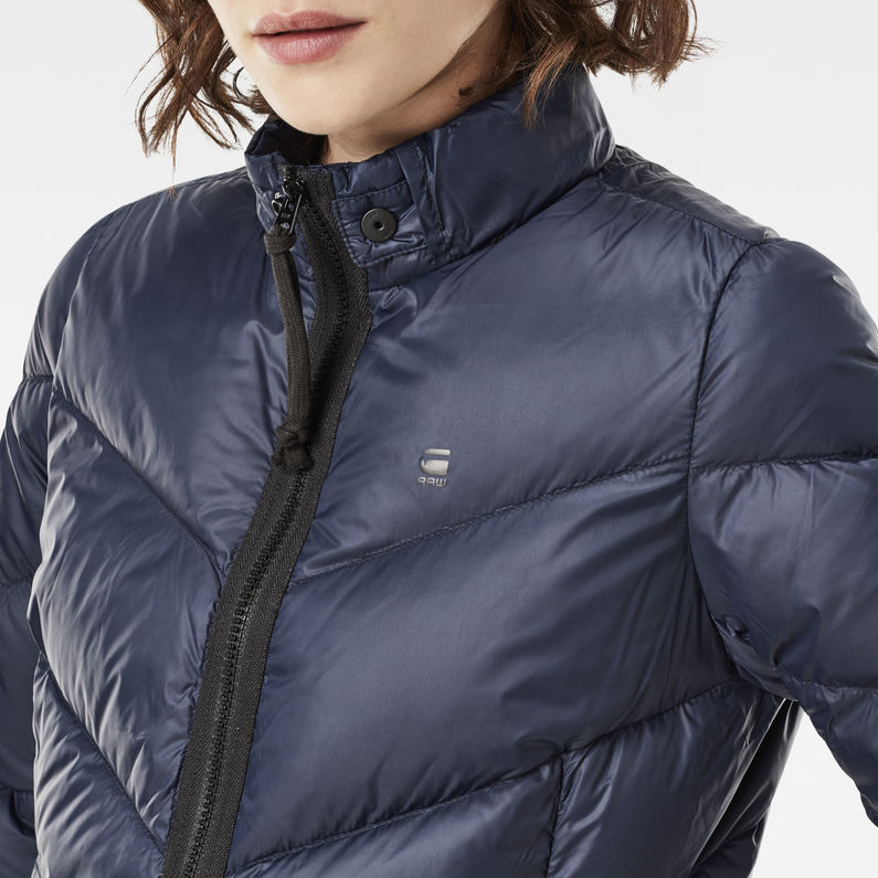 G-STAR® Alaska Down Jacket Azul oscuro detail shot