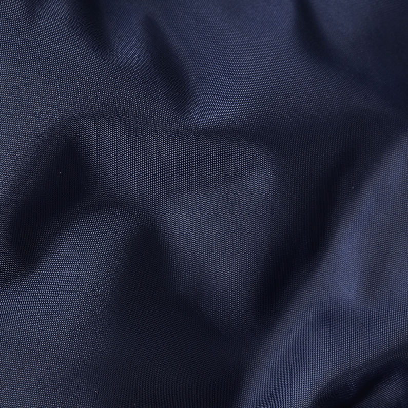 G-Star RAW® Alaska Padded Teddy Jacket Bleu foncé fabric shot