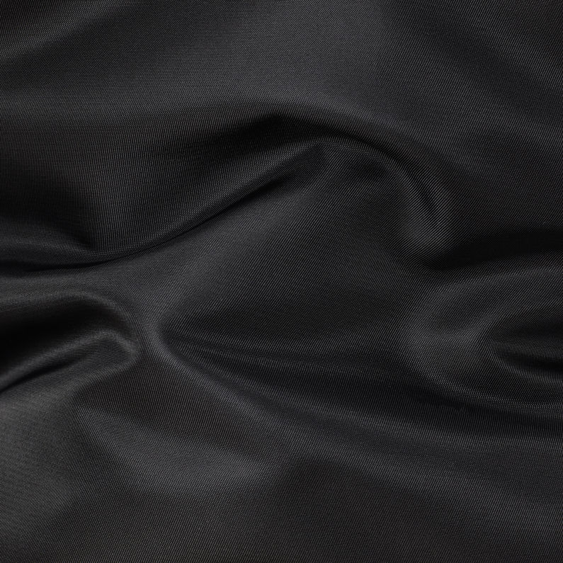 G-Star RAW® Hybrid Archive Meefic Hooded Overshirt Noir fabric shot