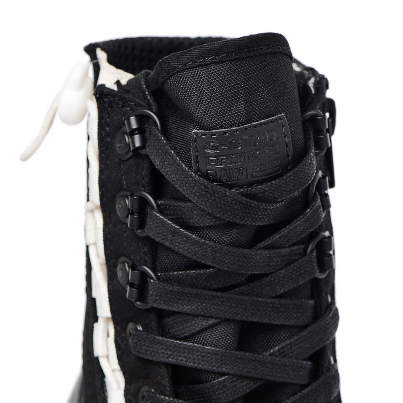 G-Star RAW® Cargo High Sneakers Zwart detail