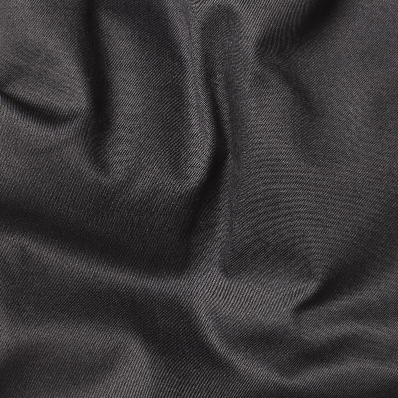 G-Star RAW® Batt Hooded Overshirt Black fabric shot
