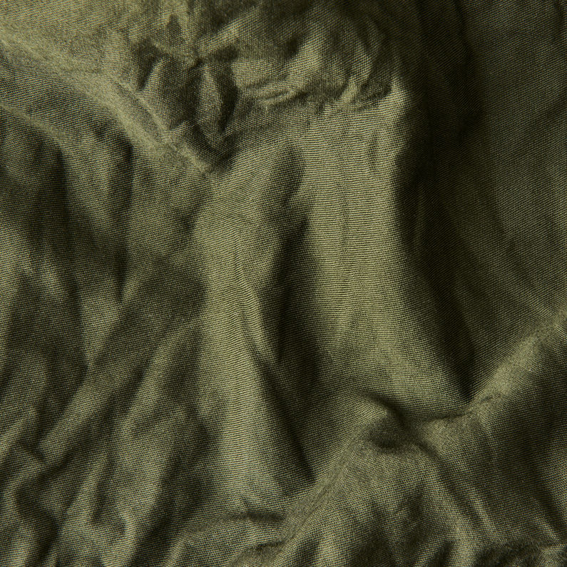 G-Star RAW® Army Radar Mix Loose Cropped Pants Green fabric shot