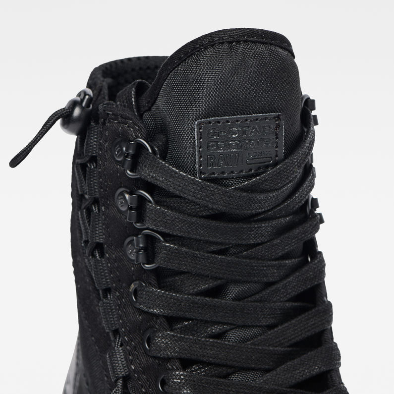 G-STAR® Cargo High Sneakers Schwarz detail
