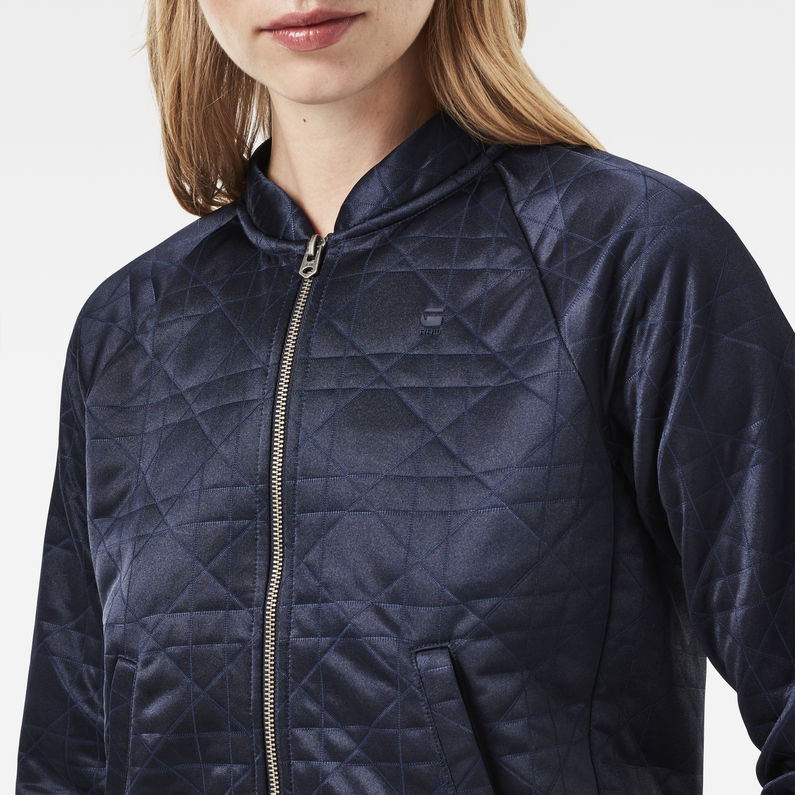 G-Star RAW® Dalcie Bomber Sweater Dark blue detail shot